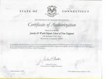 Connecticut Certificate